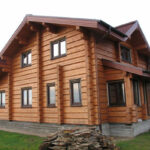 Норвежская рубка деревянного дома