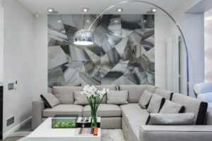 серый цвет в дизайне квартиры