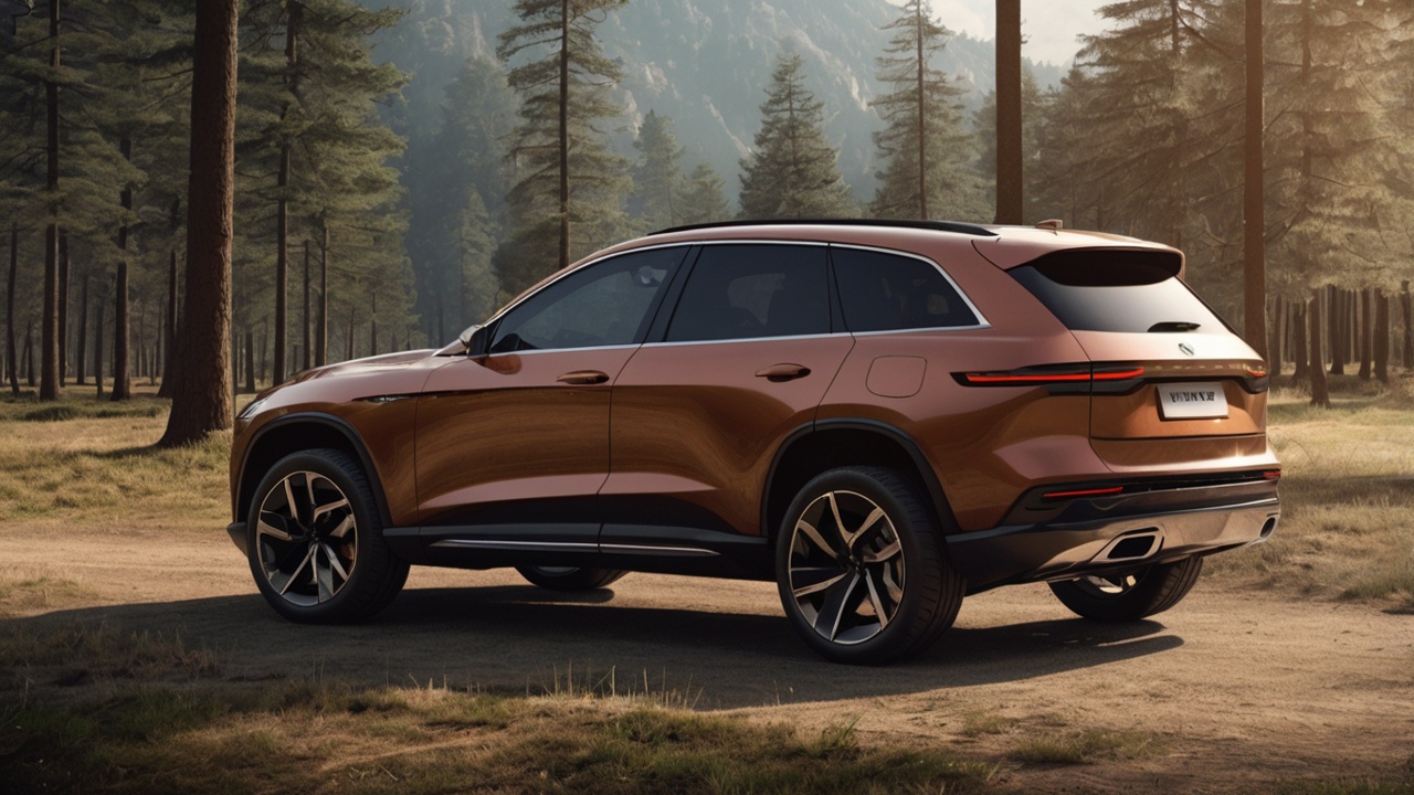 машина в лесу