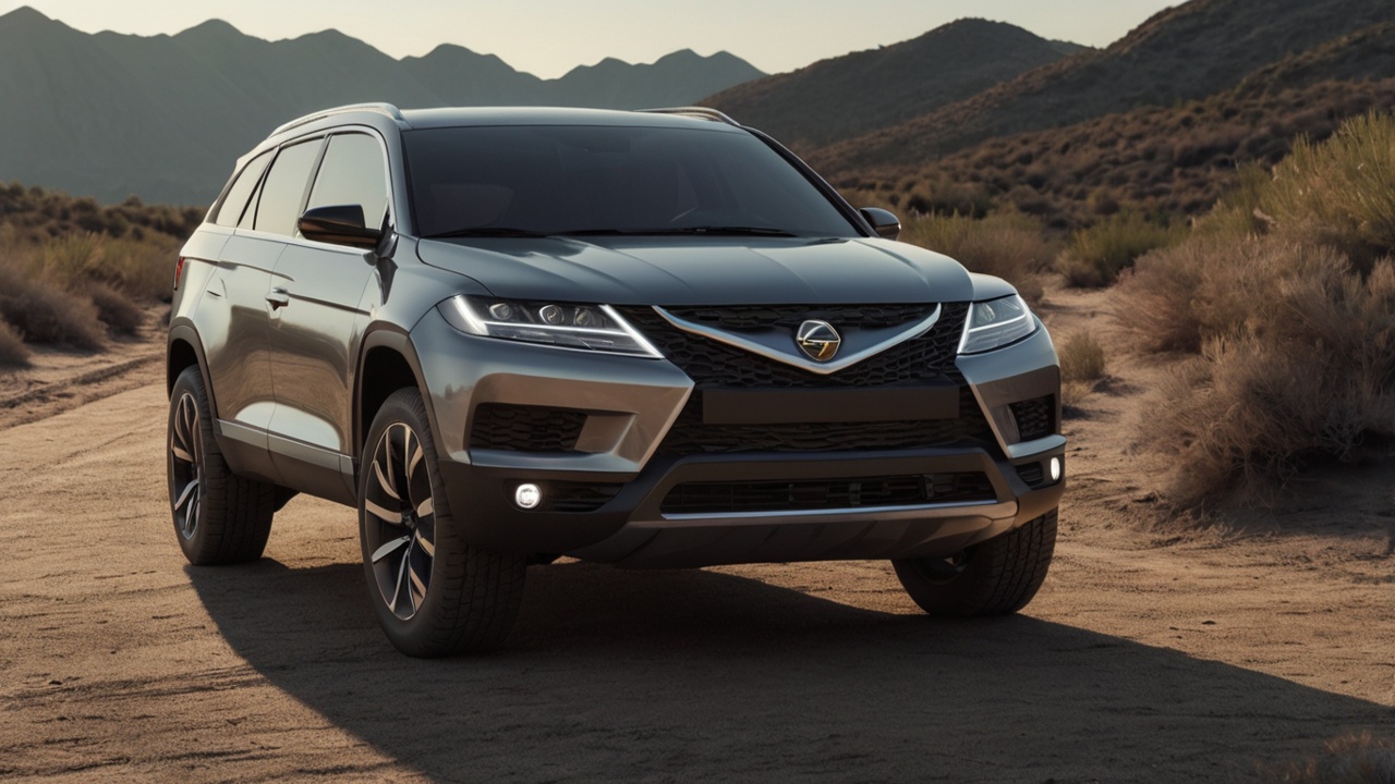 машина в поле